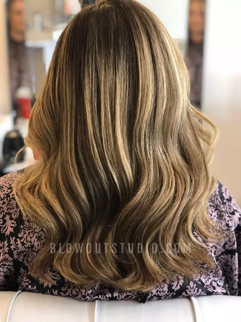 Wavy blow clearance dry