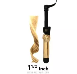 How to curl hair with 1 inch curling clearance iron