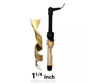 1 and 1/4 inch curling iron and curl